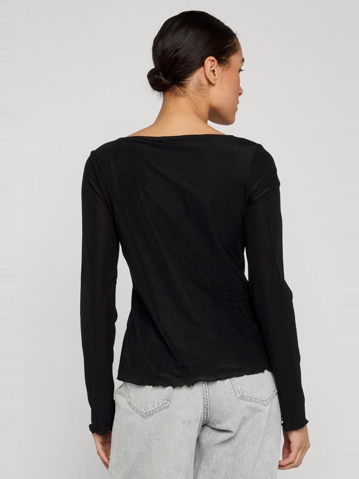 Γυναικείο mesh cardigan με ανοιχτή σιλουέτα TB8187-00007 Urban Classics black