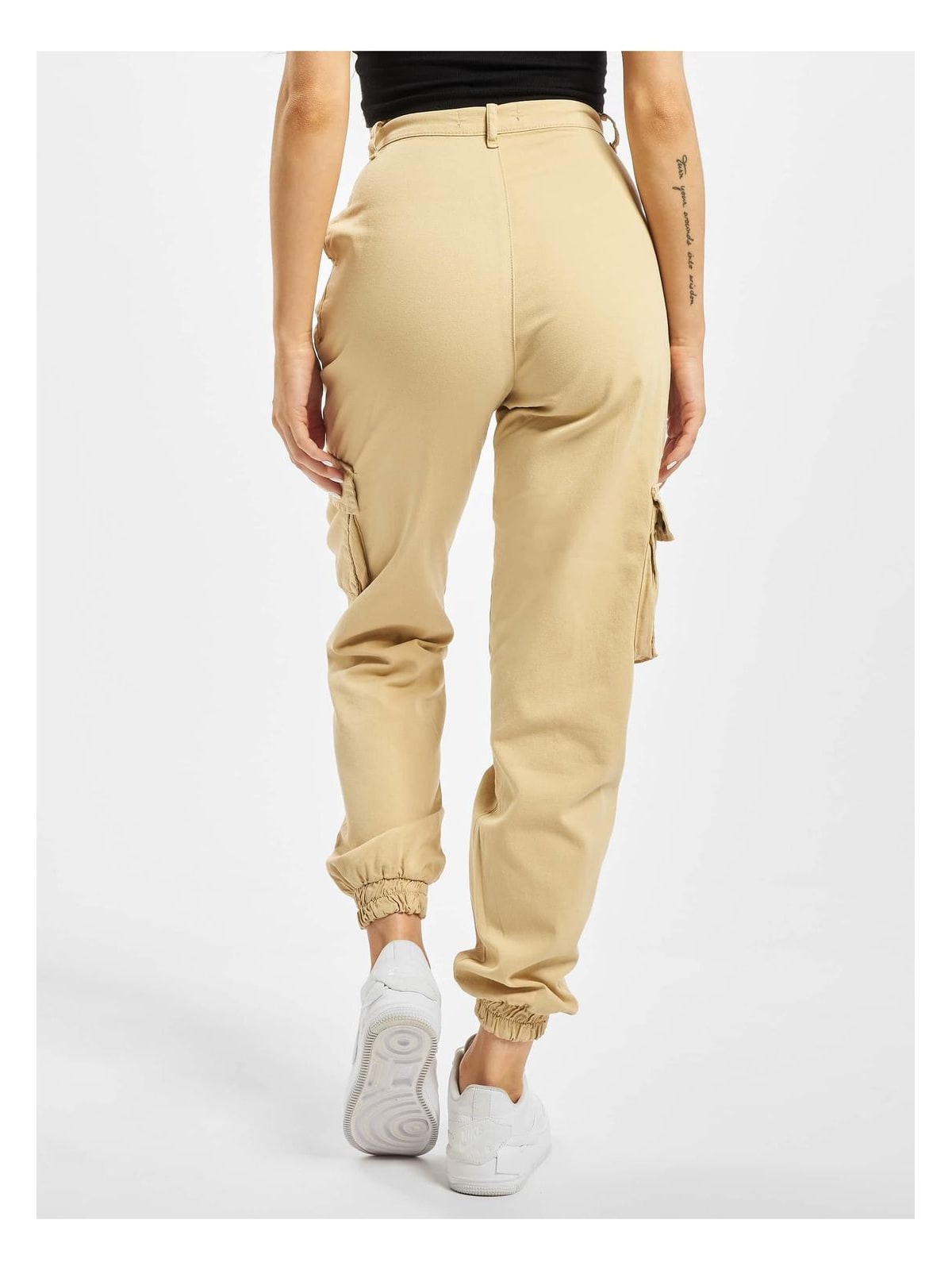 Cargo παντελόνια Ruby με ελαστική μέση DFLCP012-00003 DEF beige