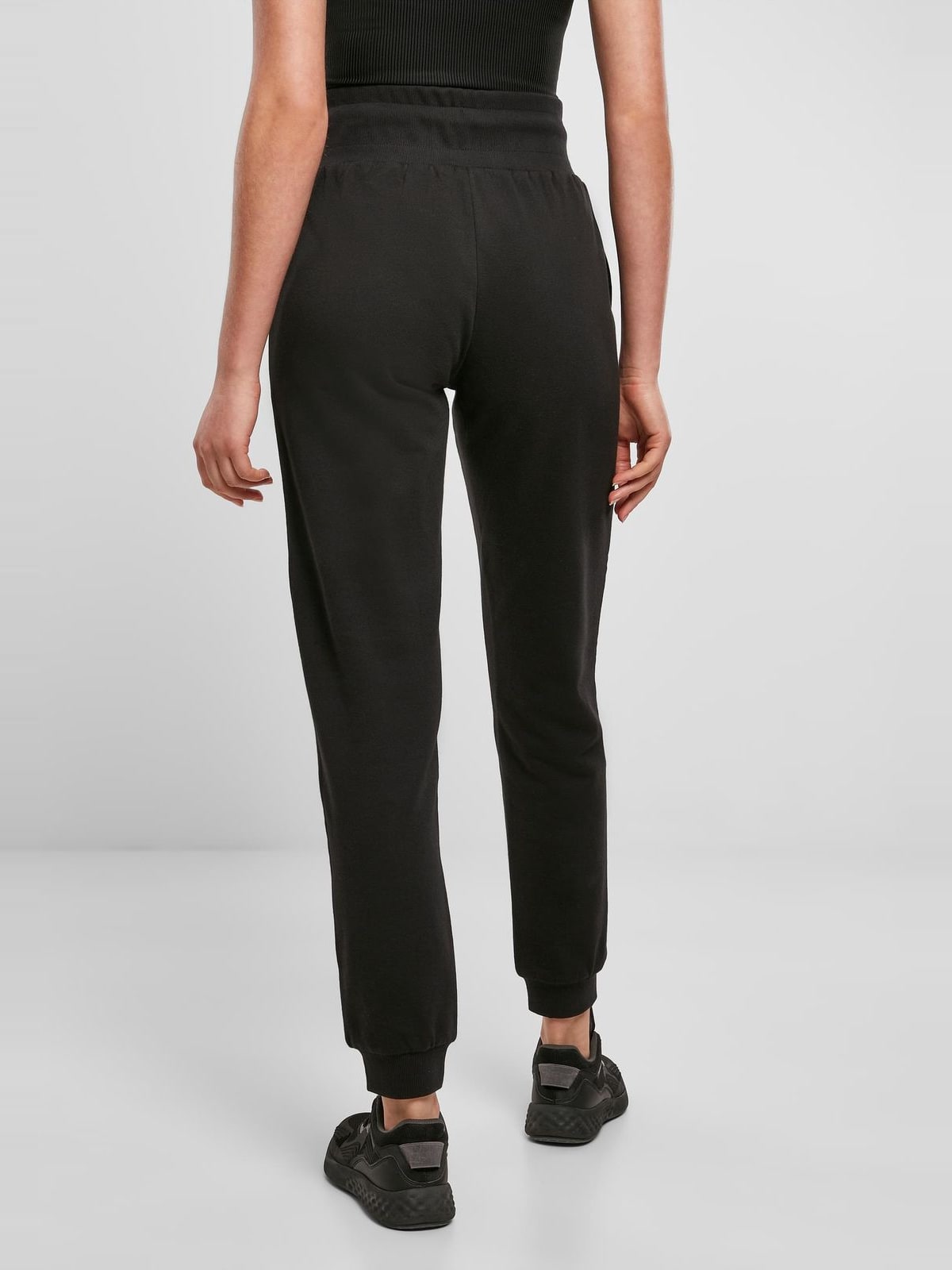 Γυναικείες παντελόνες High Waist Sweat Pants με ψηλή μέση TB4086-00007 Urban Classics black