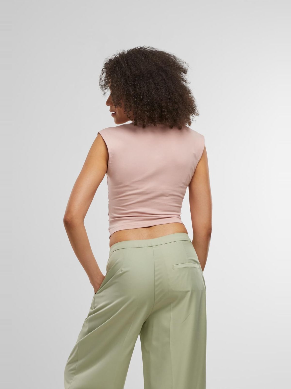 Γυναικεία παντελόνια Wide Leg με ψηλή μέση TB7194-03259 Urban Classics softsalvia