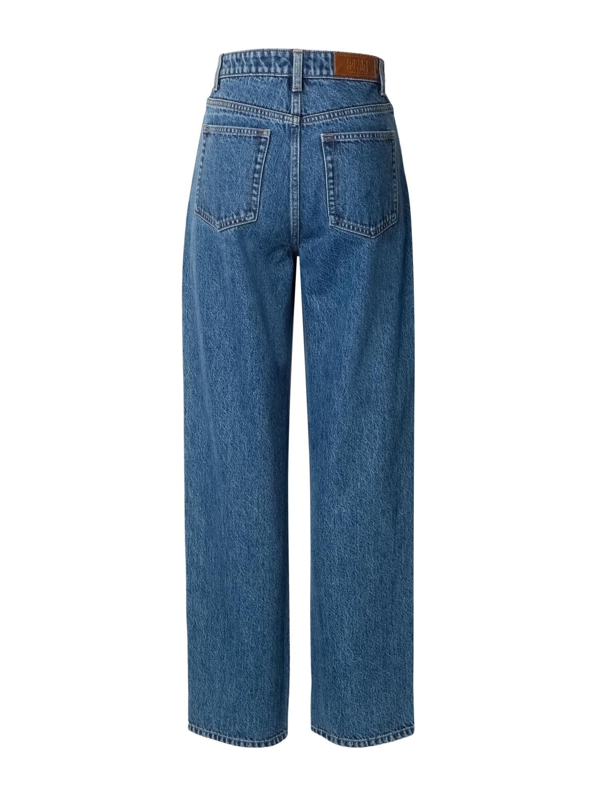 Ladies Mom Jeans με ψηλή μέση και άνετη εφαρμογή TB8142-19924 Urban Classics mid deep blue washed