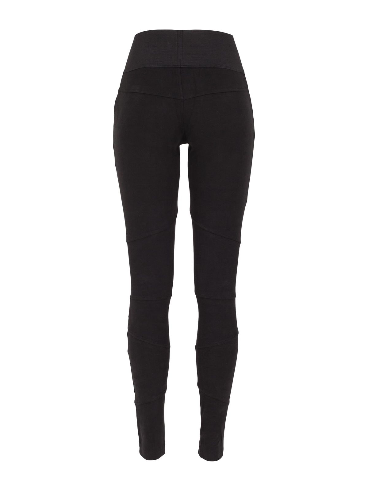 Γυναικείο κολάν Ladies Interlock High Waist με τσέπες φερμουάρ TB1053-00017 Urban Classics blk/blk