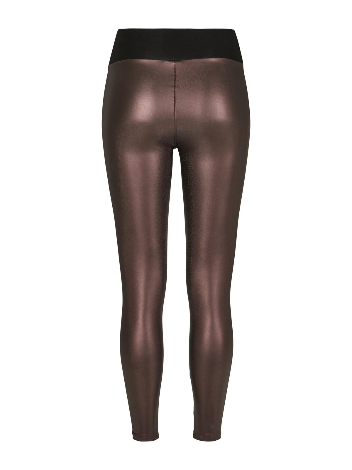 Γυναικεία κολάν Faux Leather High Waist με ψηλή μέση TB3001-02243 Urban Classics redwine
