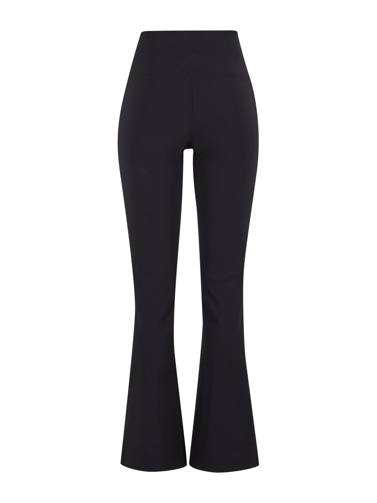 Γυναικείες flared leggings Rib με ψηλή μέση TB7801-00007 Urban Classics black