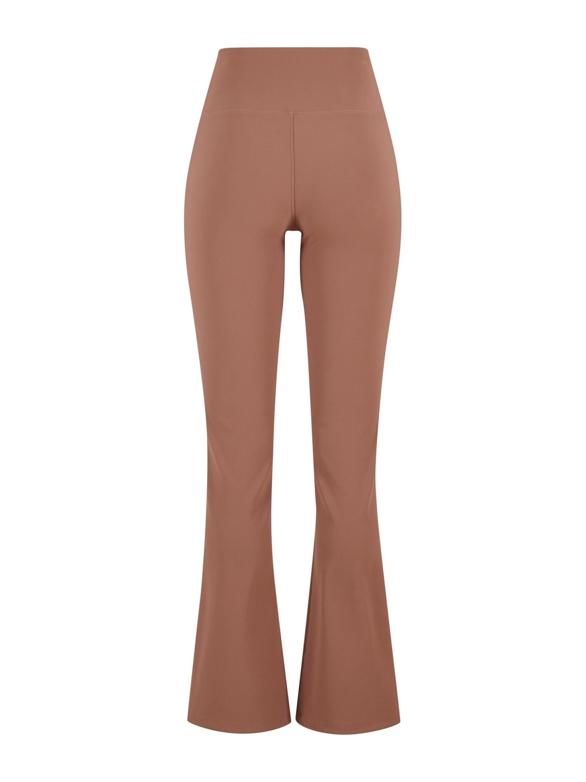 Γυναικείες flared leggings Rib με ψηλή μέση TB7801-02803 Urban Classics light brown