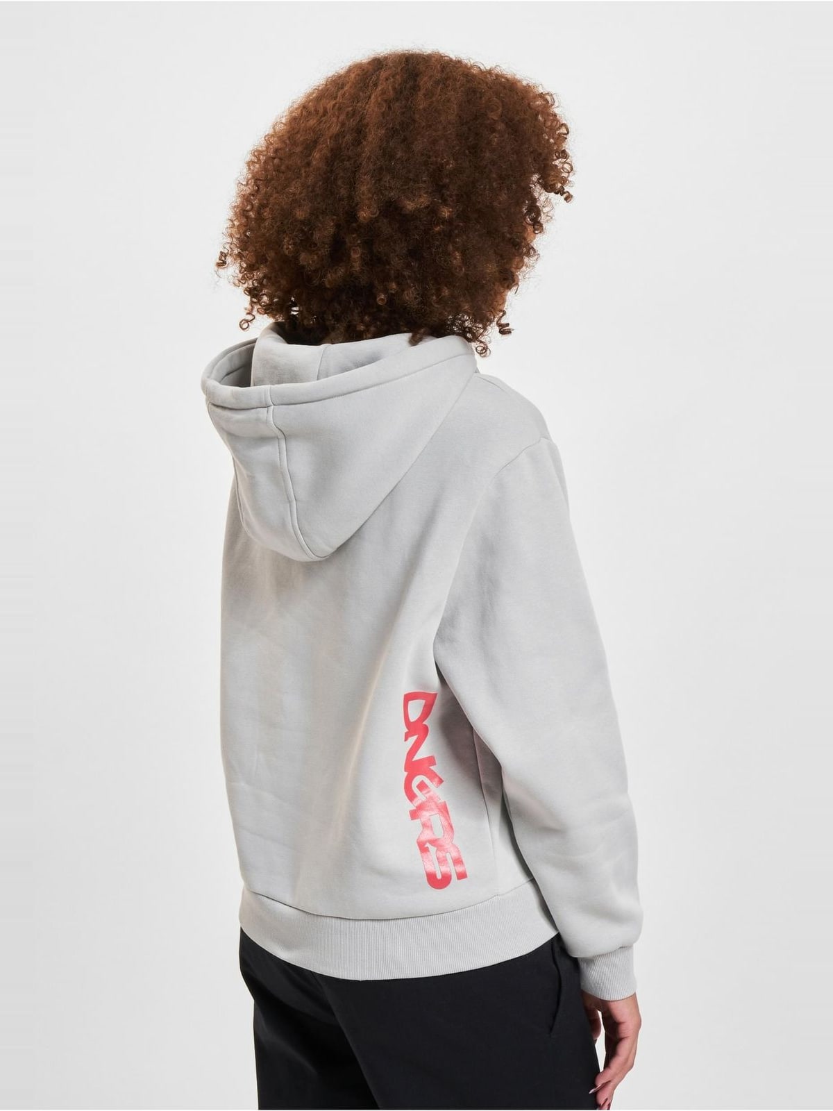 Hoodie Faith με bold print pattern DLHD132T-02946 Dangerous DNGRS lightasphalt