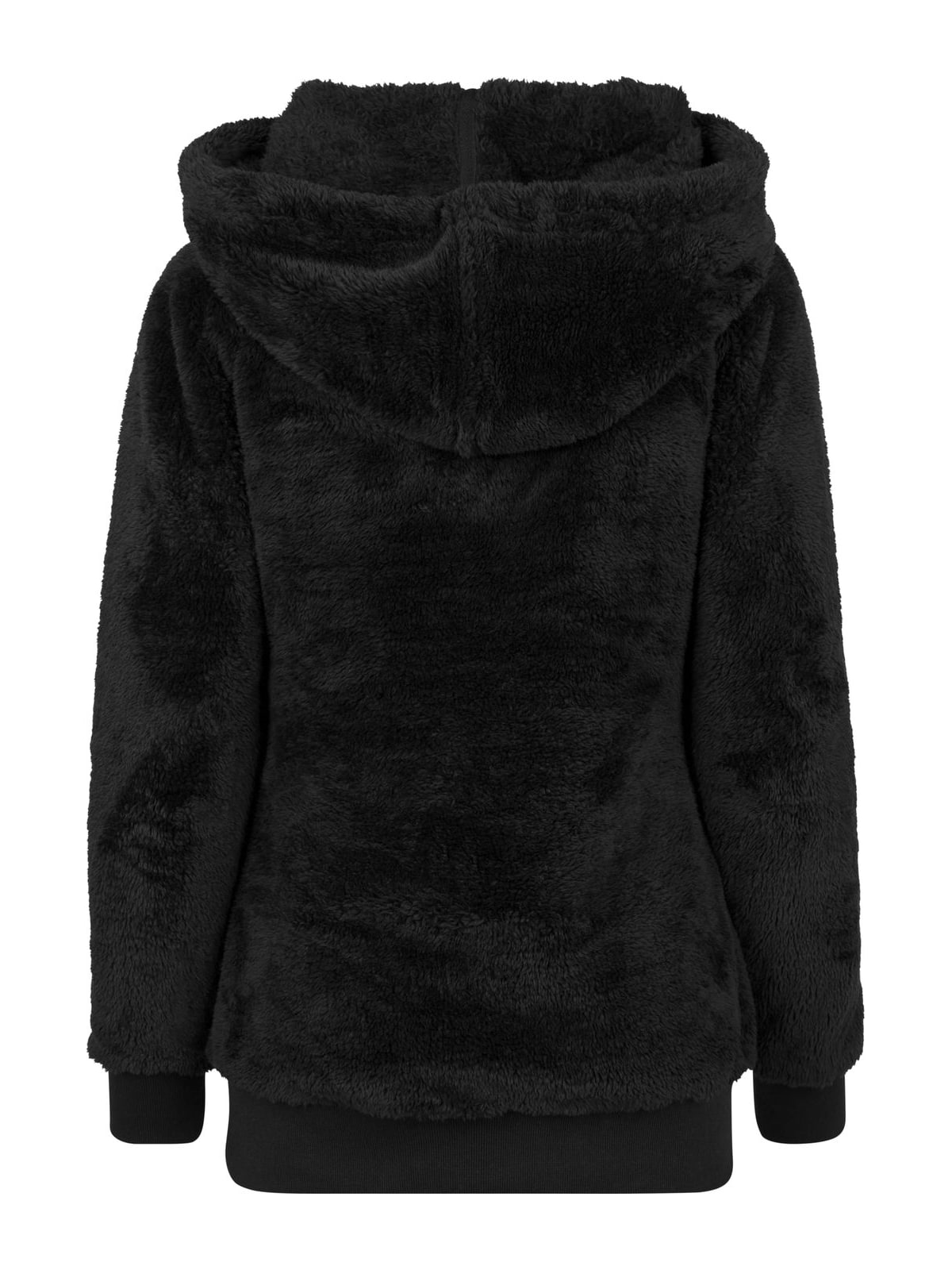 Ladies Long Teddy Hoody TB1752-00007 Urban Classics black