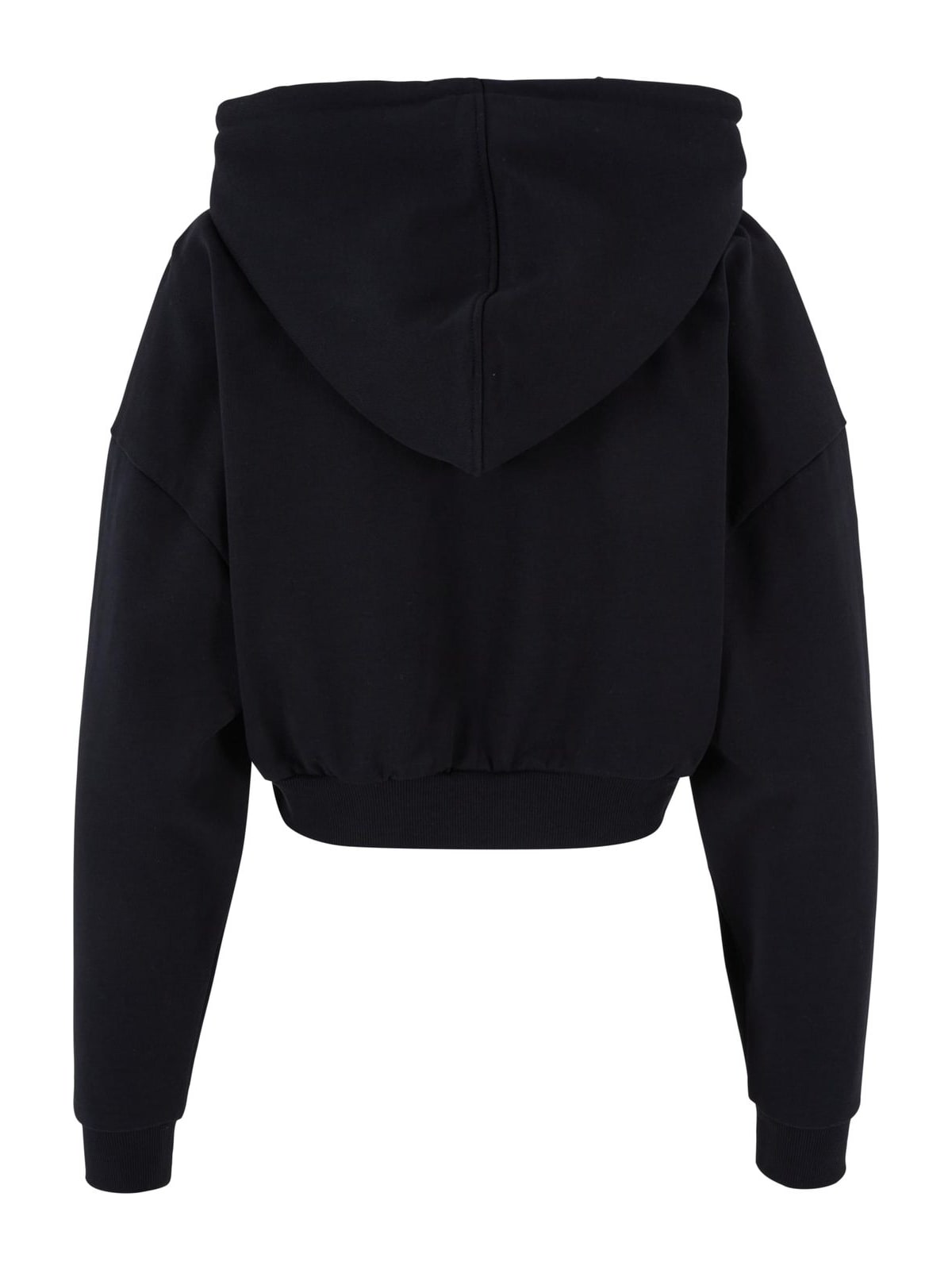 Γυναικείο cropped Heavy Hoody με μεγάλη κουκούλα TB6085-00007 Urban Classics black