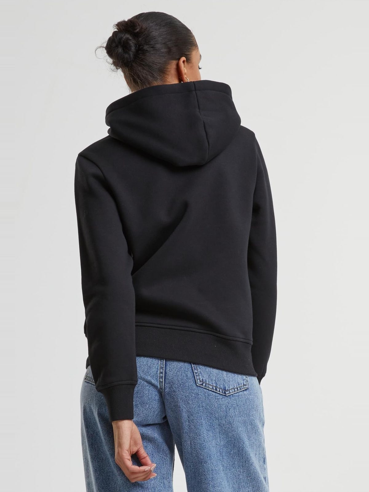Γυναικείο hoodie Regular με κουκούλα και κλασική γραμμή TB7123-00007 Urban Classics black