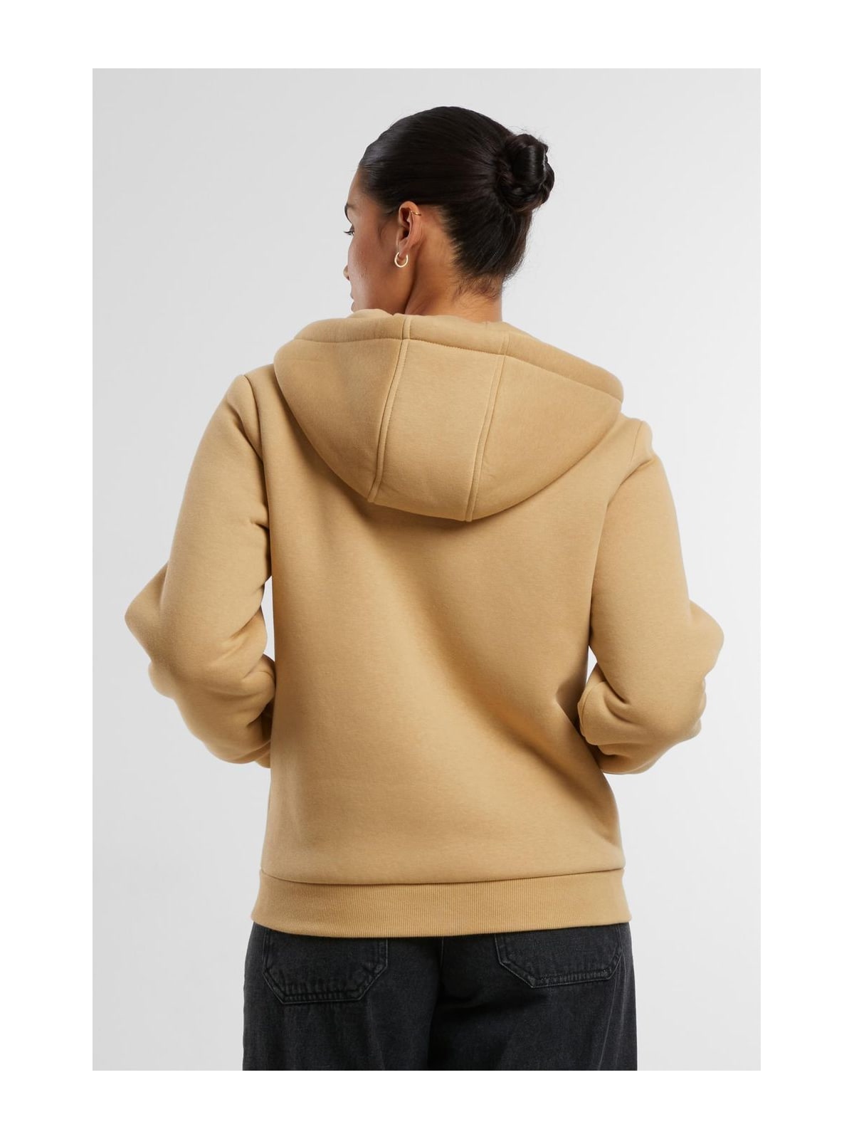 Ladies Bonded Sherpa Zip Hoody TB7166-03738 Urban Classics unionbeige