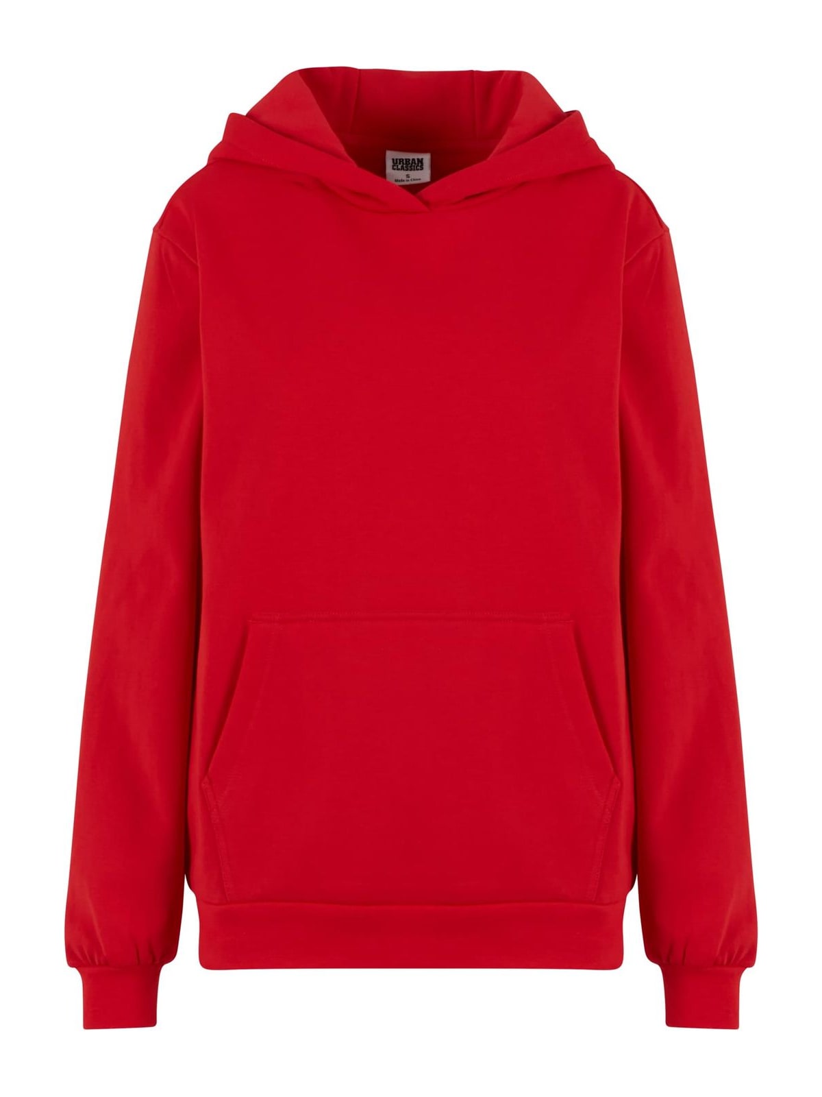 Γυναικείο hoodie Ladies Loose Light Brushed Fleece με χαλαρή εφαρμογή TB7431-00199 Urban Classics red
