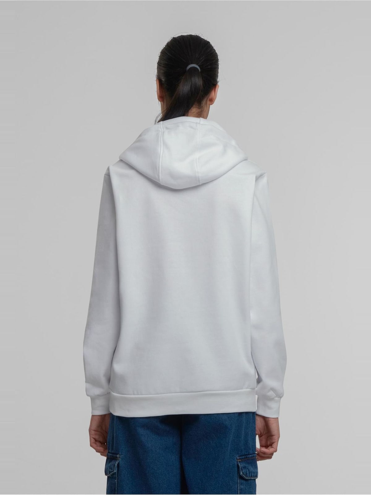 Γυναικείο hoodie Ladies Loose Light Brushed Fleece με χαλαρή εφαρμογή TB7431-00220 Urban Classics white