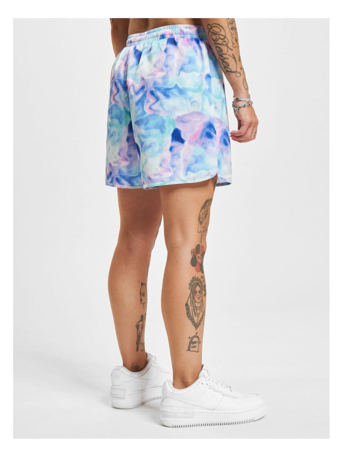 Water Shorts Just Rhyse με έντονο tie-dye σχέδιο JLSH214-00195 purple