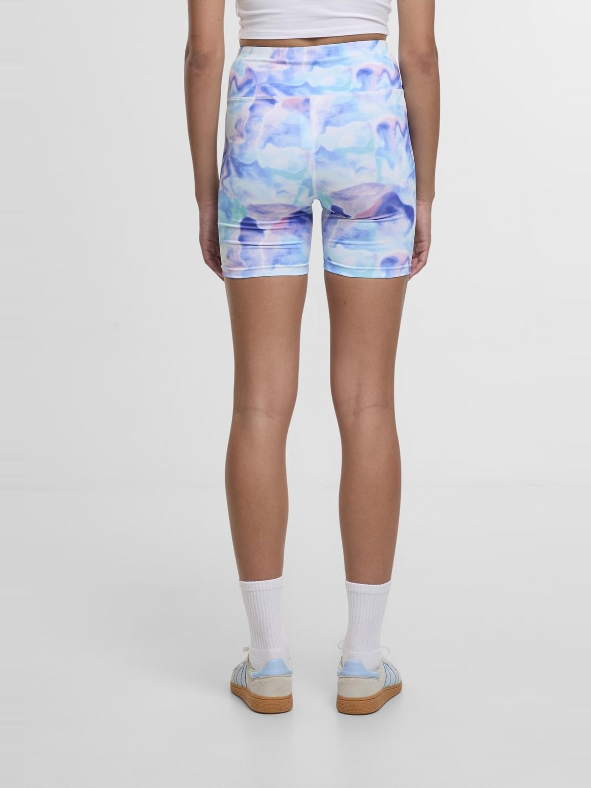 Σορτς ποδηλασίας Water Shorts με εντυπωσιακό all-over print JLSH215-00195 Just Rhyse purple