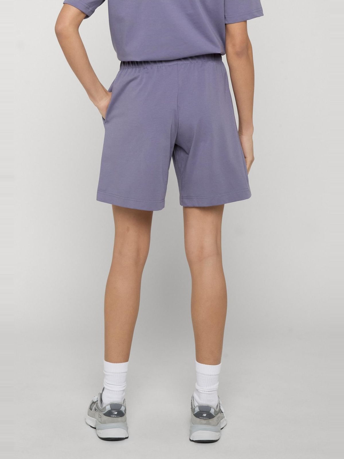 Γυναικεία σορτς Sorona® Sweat με ελαστική μέση TB8180-02249 Urban Classics dustypurple