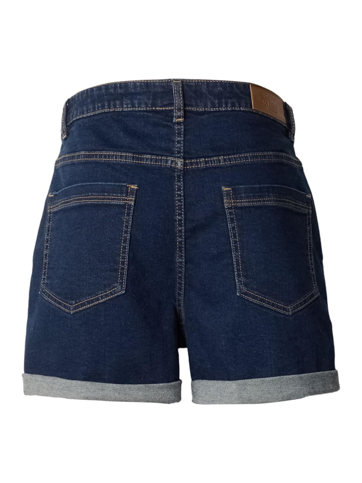 Γυναικεία σορτς υψηλής μέσης Denim Shorts με άνετη εφαρμογή TB8371-12060 Urban Classics dark blue washed