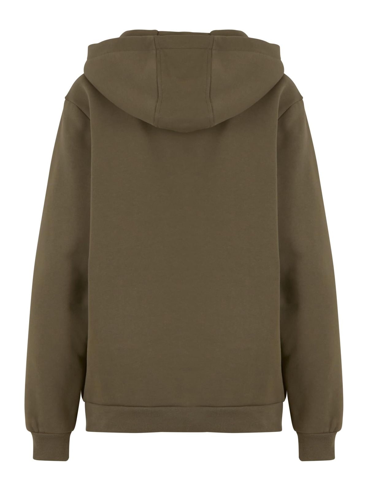 Γυναικείο φούτερ Loose Brushed Fleece Hoody με κουκούλα TB7433-00176 Urban Classics olive