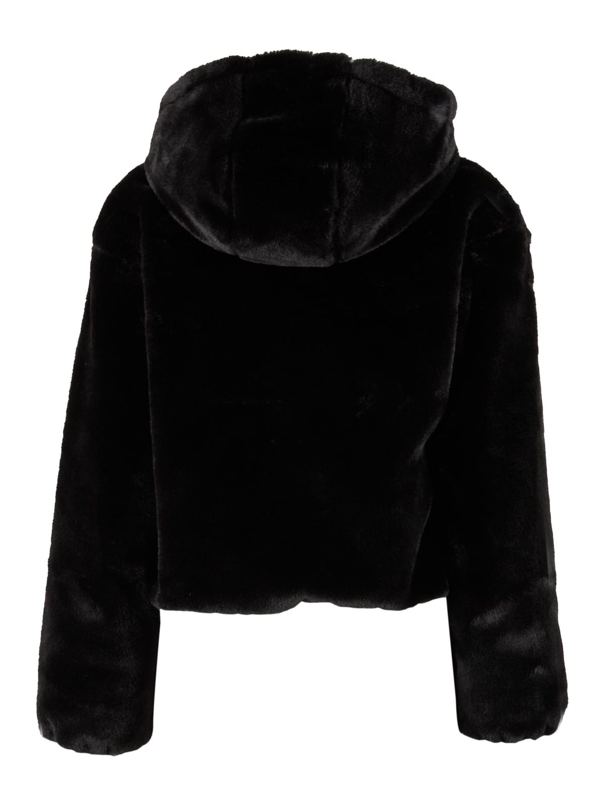 Γυναικείο hoodie Ladies Full Zip Faux Fur με κουκούλα TB7934-00007 Urban Classics black