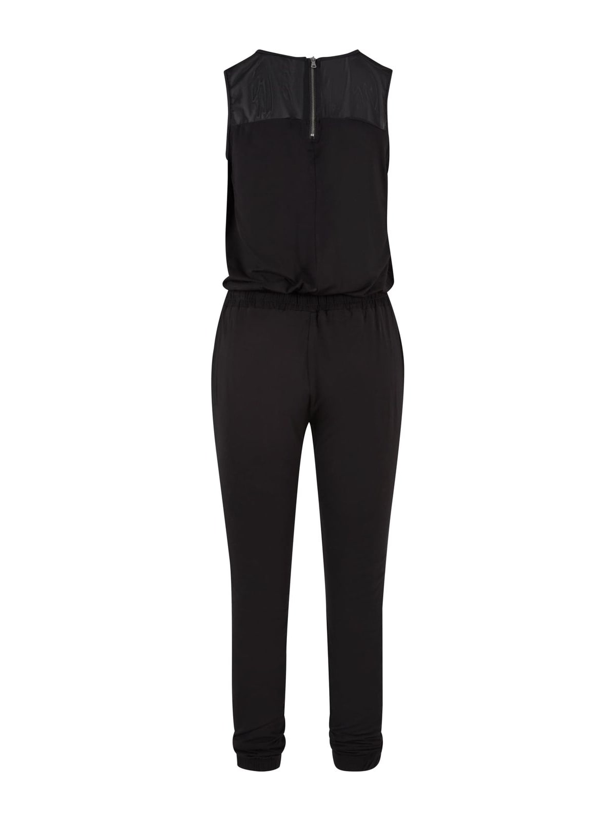 Γυναικείο jumpsuit Ladies Tech Mesh Long με αμάνικο σχέδιο TB1630-00007 Urban Classics black