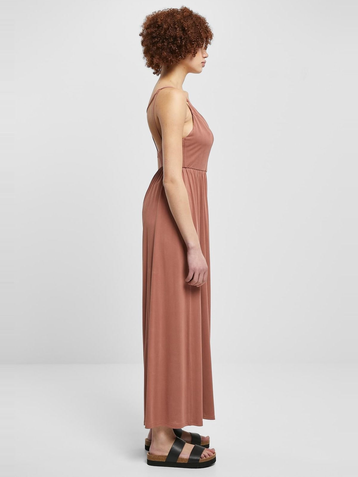 Γυναικείο jumpsuit Ladies Modal με ρυθμιζόμενες τιράντες TB6020-04420 Urban Classics terracotta