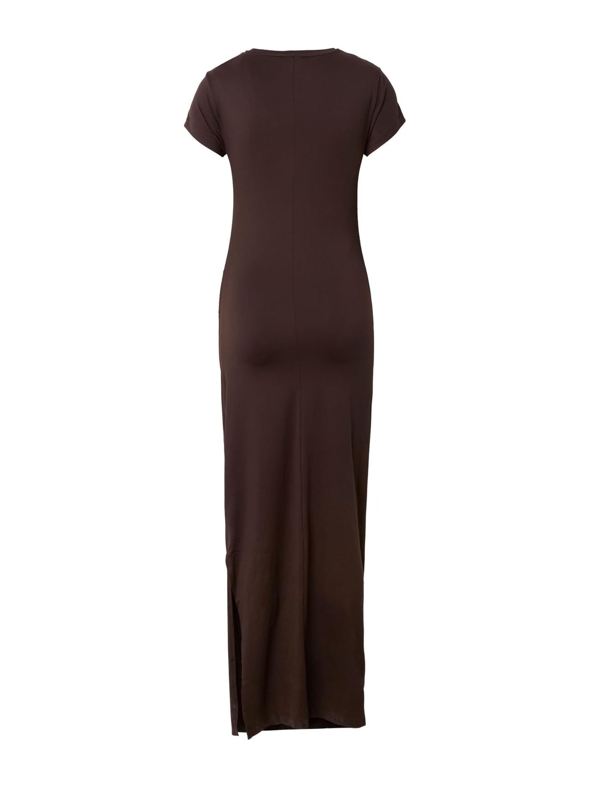 Μακρύ εφαρμοστό φόρεμα Ladies Long Stretch Jersey με ρέον ύφασμα TB8149-00075 Urban Classics brown