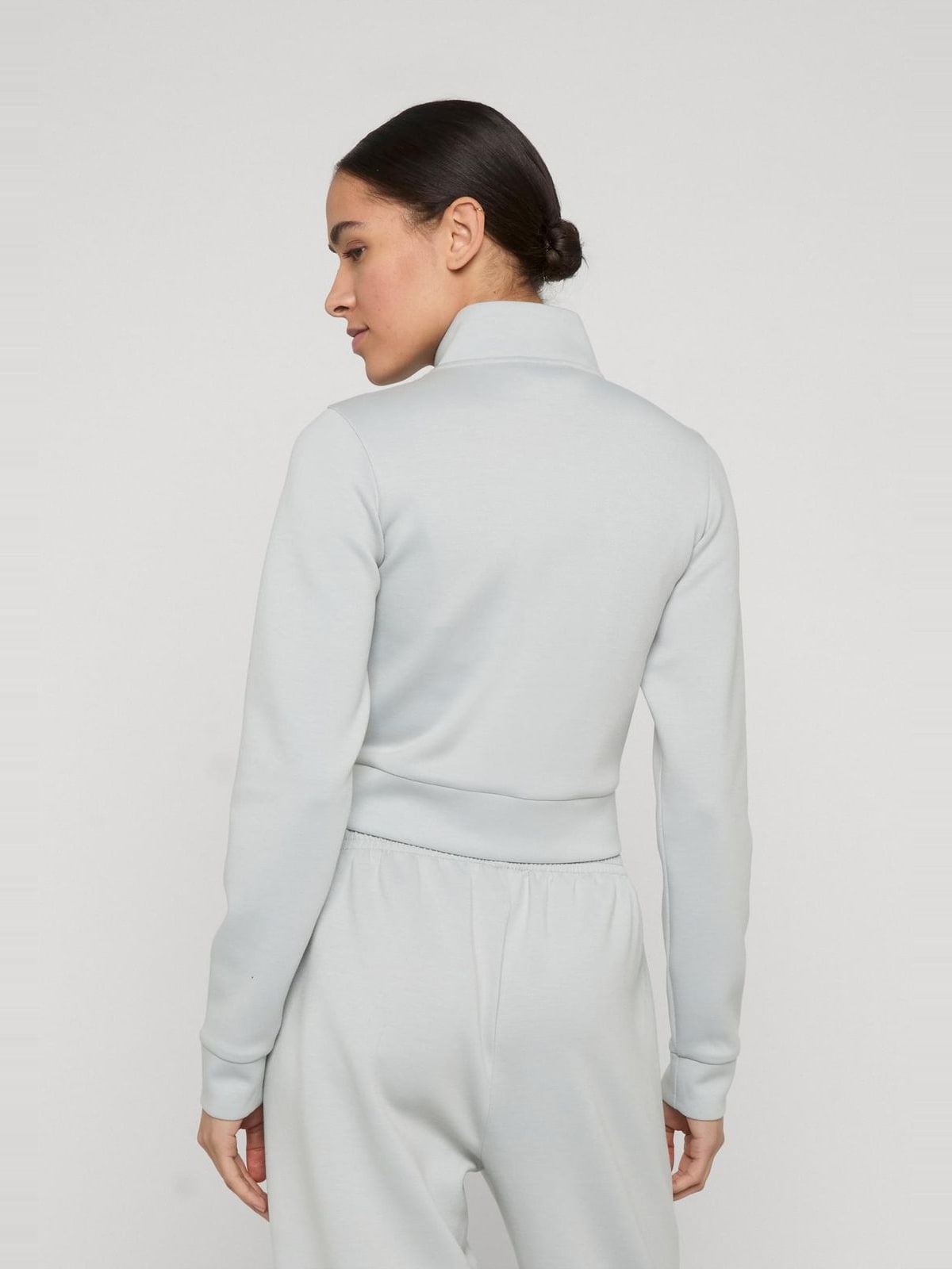 Αθλητικό μπουφάν Ladies Slim Fit Scuba Track Jacket με στενή εφαρμογή TB8135-02946 Urban Classics lightasphalt