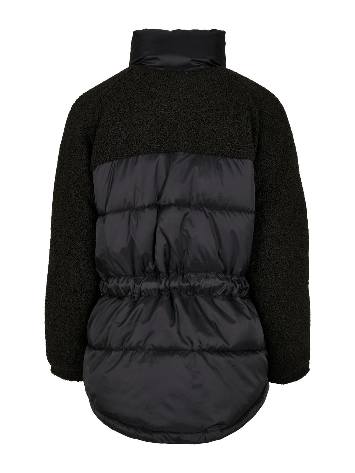 Γυναικείο μπουφάν Sherpa Mix Puffer Jacket με επένδυση Sherpa TB3768-00007 Urban Classics black