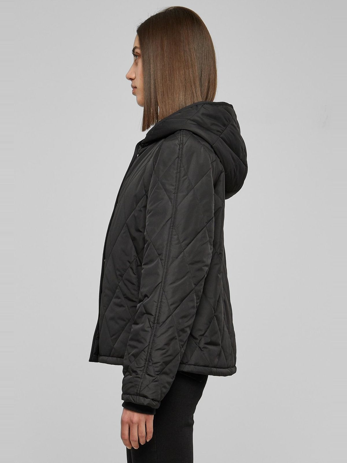Γυναικείο oversized μπουφάν με διαμαντένια ραφή TB6067-00007 Urban Classics black