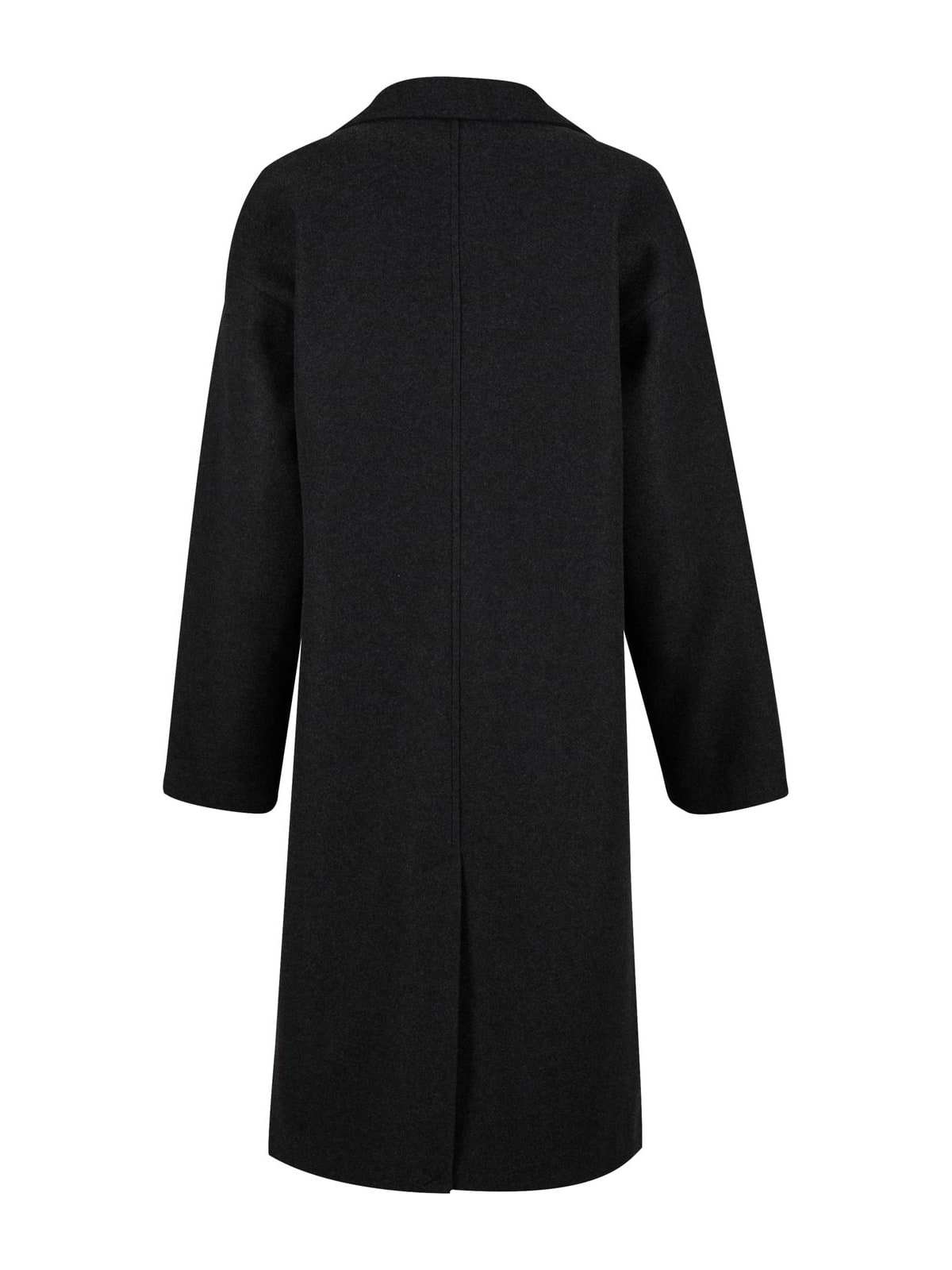 Μακρύ παλτό Ladies Oversized Long Coat με κουμπιά μπροστά TB6073-03408 Urban Classics anthracite melange