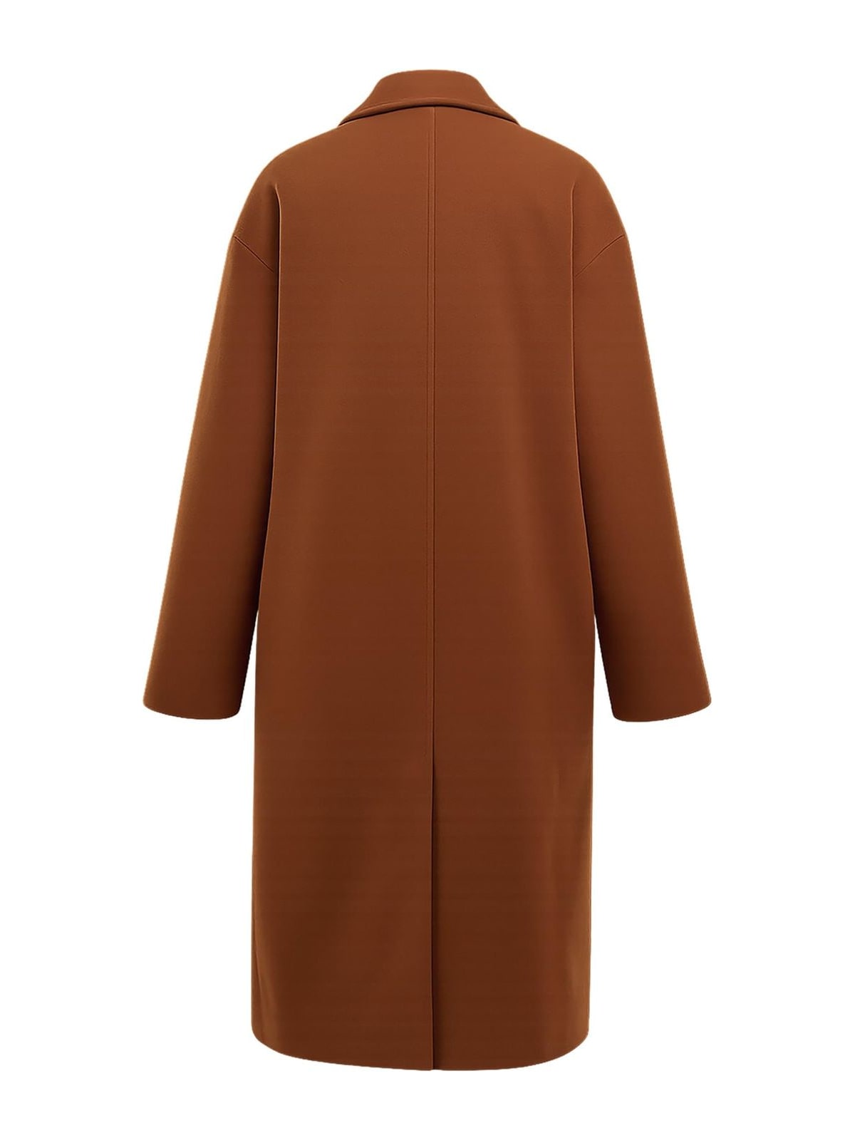 Μακρύ παλτό Ladies Oversized Long Coat με κουμπιά μπροστά TB6073-21218 Urban Classics foxbrown