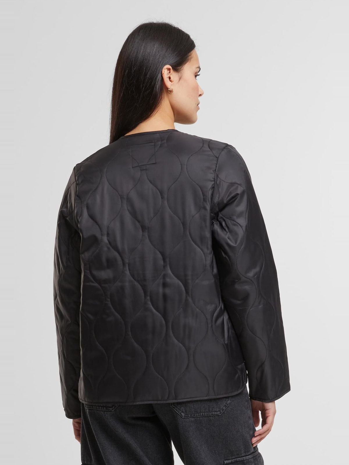 Γυναικείο μπουφάν Ladies Quilted Jacket με μοντέρνο quilting TB7175-00007 Urban Classics black