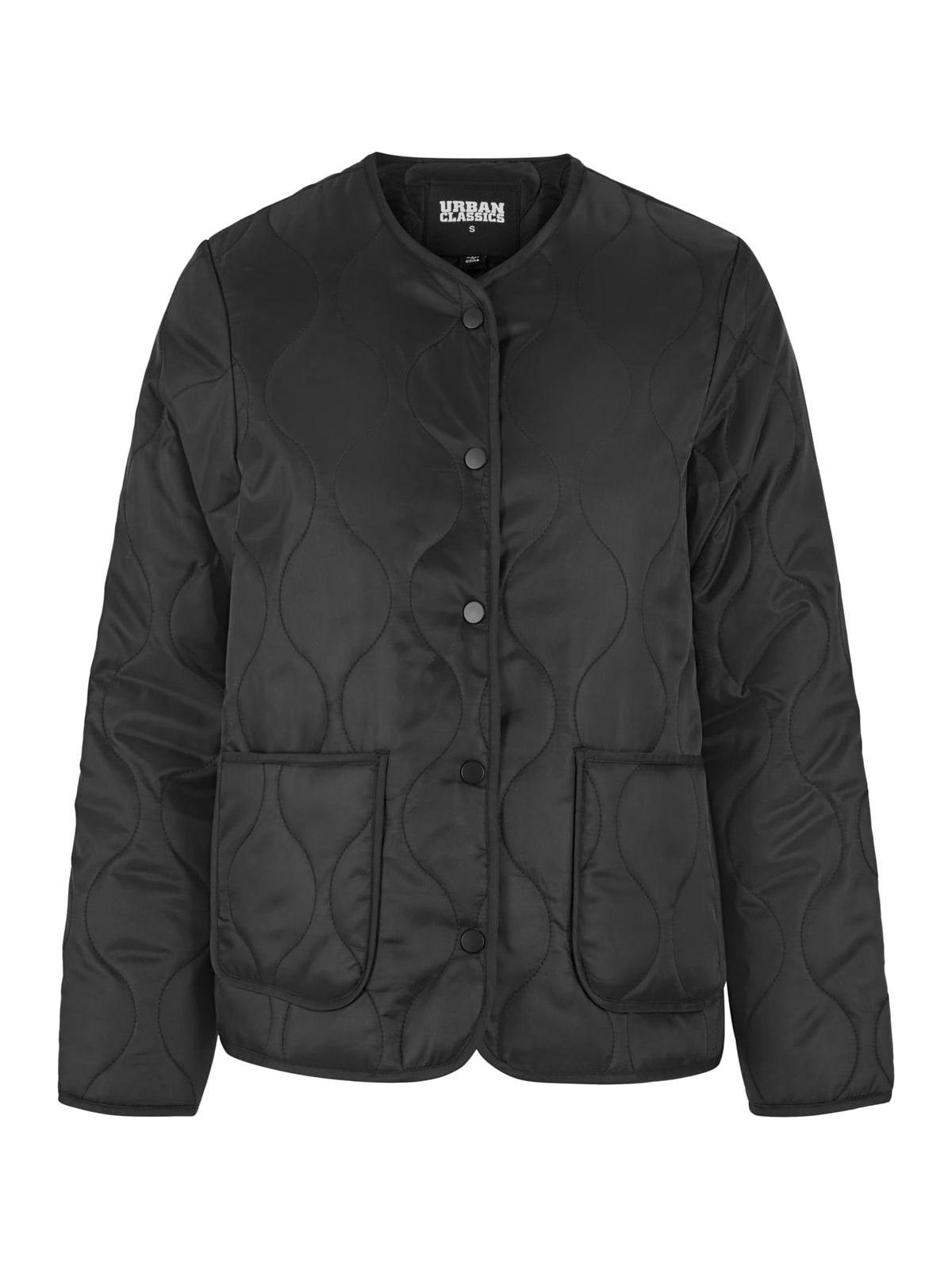 Γυναικείο μπουφάν Ladies Quilted Jacket με μοντέρνο quilting TB7175-00007 Urban Classics black