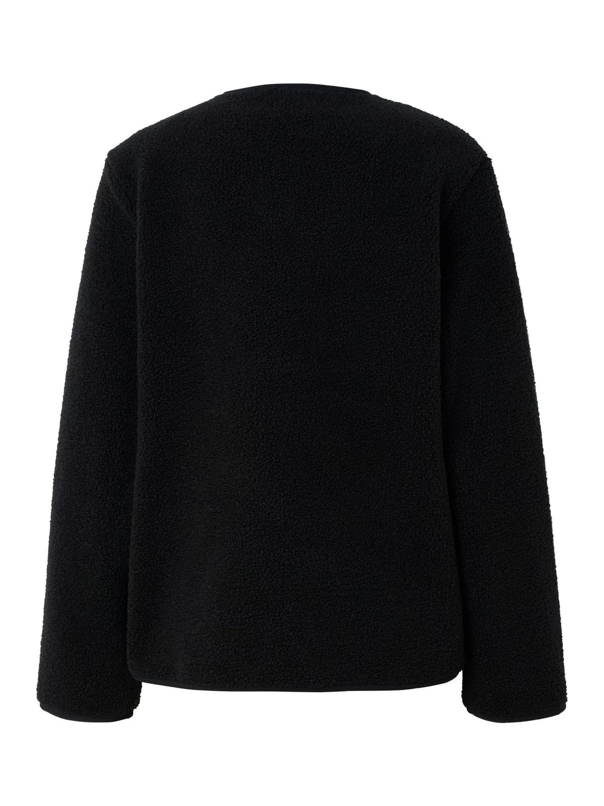 Γυναικείο μπουφάν Teddy Jacket με υφή sherpa fleece TB8010-00007 Urban Classics black