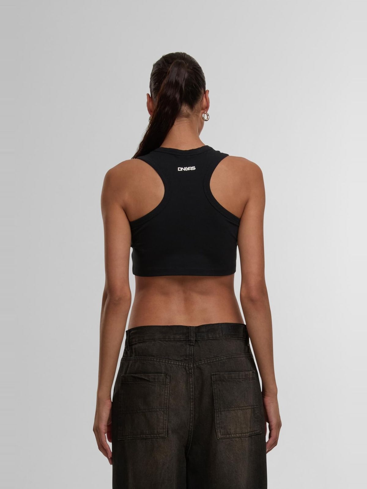 Crop top Express Sport BHs με αθλητική κοπή racerback DLBT128-00007 Dangerous DNGRS black