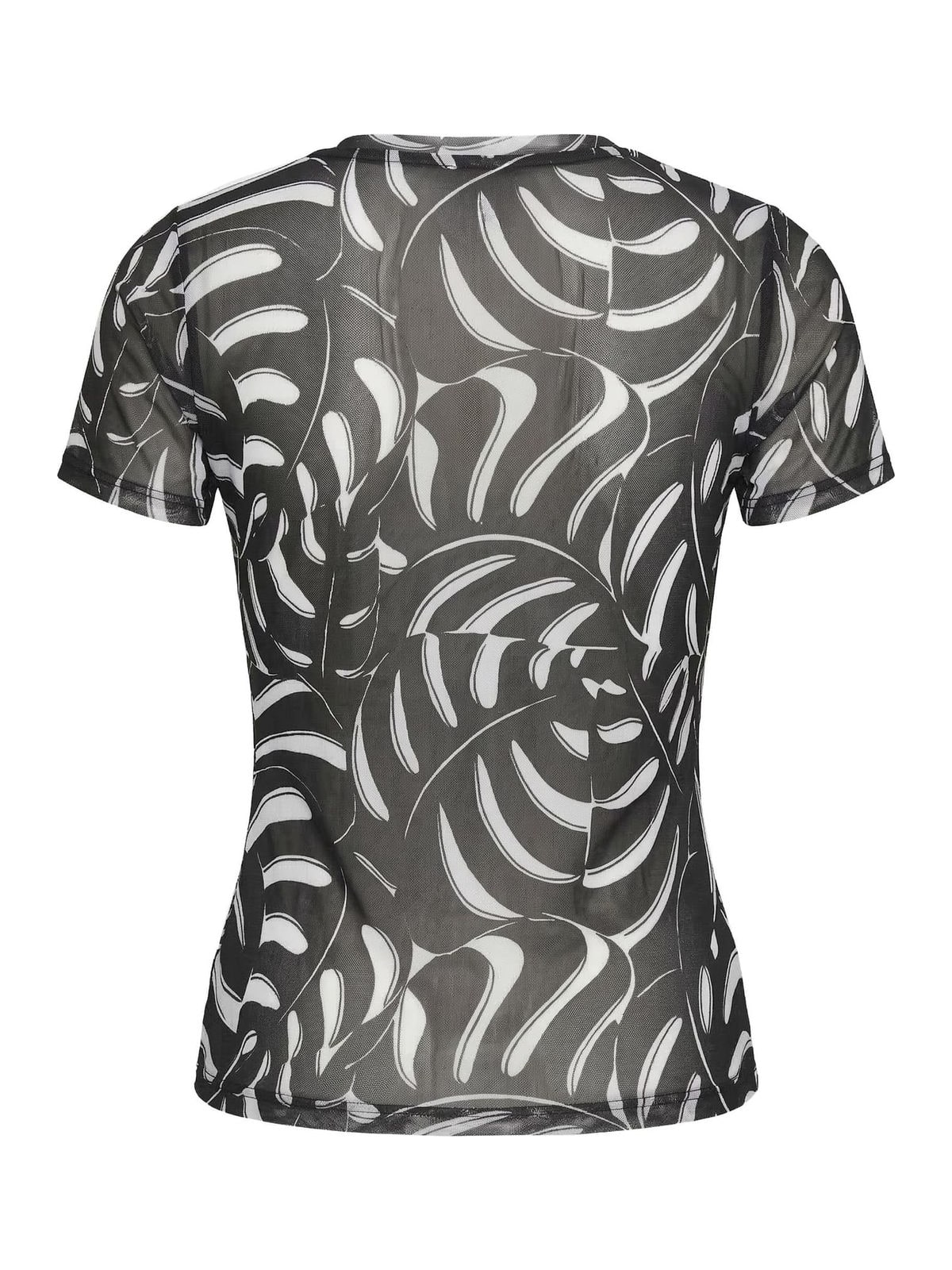 Γυναικεία μπλούζα AOP Mesh Tee με εντυπωσιακό all-over print TB6880-20682 Urban Classics blackleaf