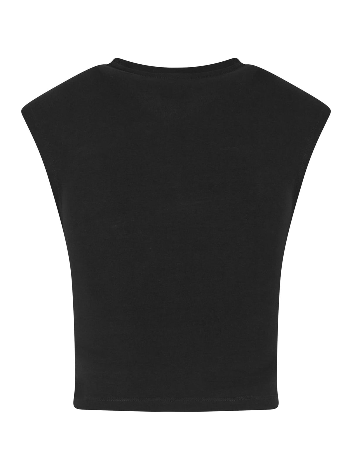 Γυναικεία μπλούζα Ladies Cropped Wrapped Top με σφιχτή εφαρμογή TB7450-00007 Urban Classics black
