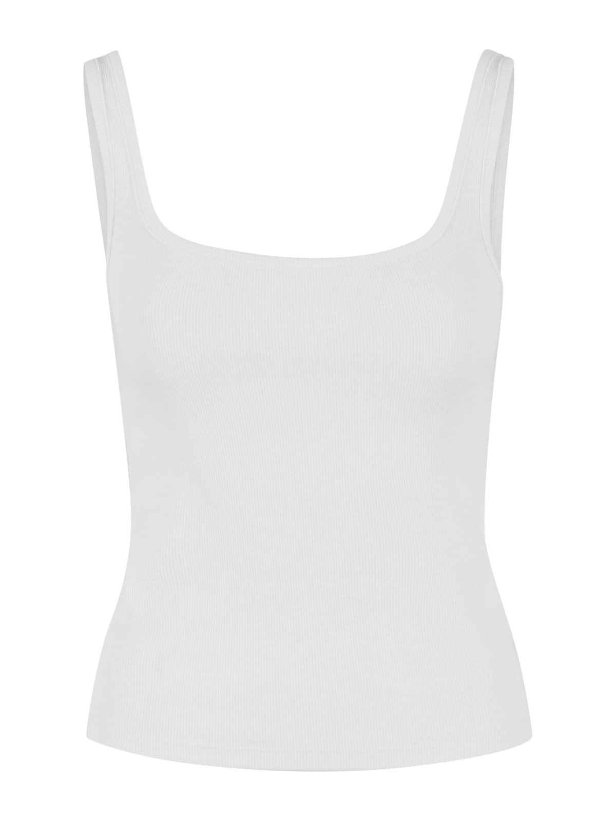 Γυναικείο αμάνικο top Ladies Wide Neck Rib Top 2-Pack με τετράγωνη λαιμόκοψη TB7513A-20669 Urban Classics white+blushedrose