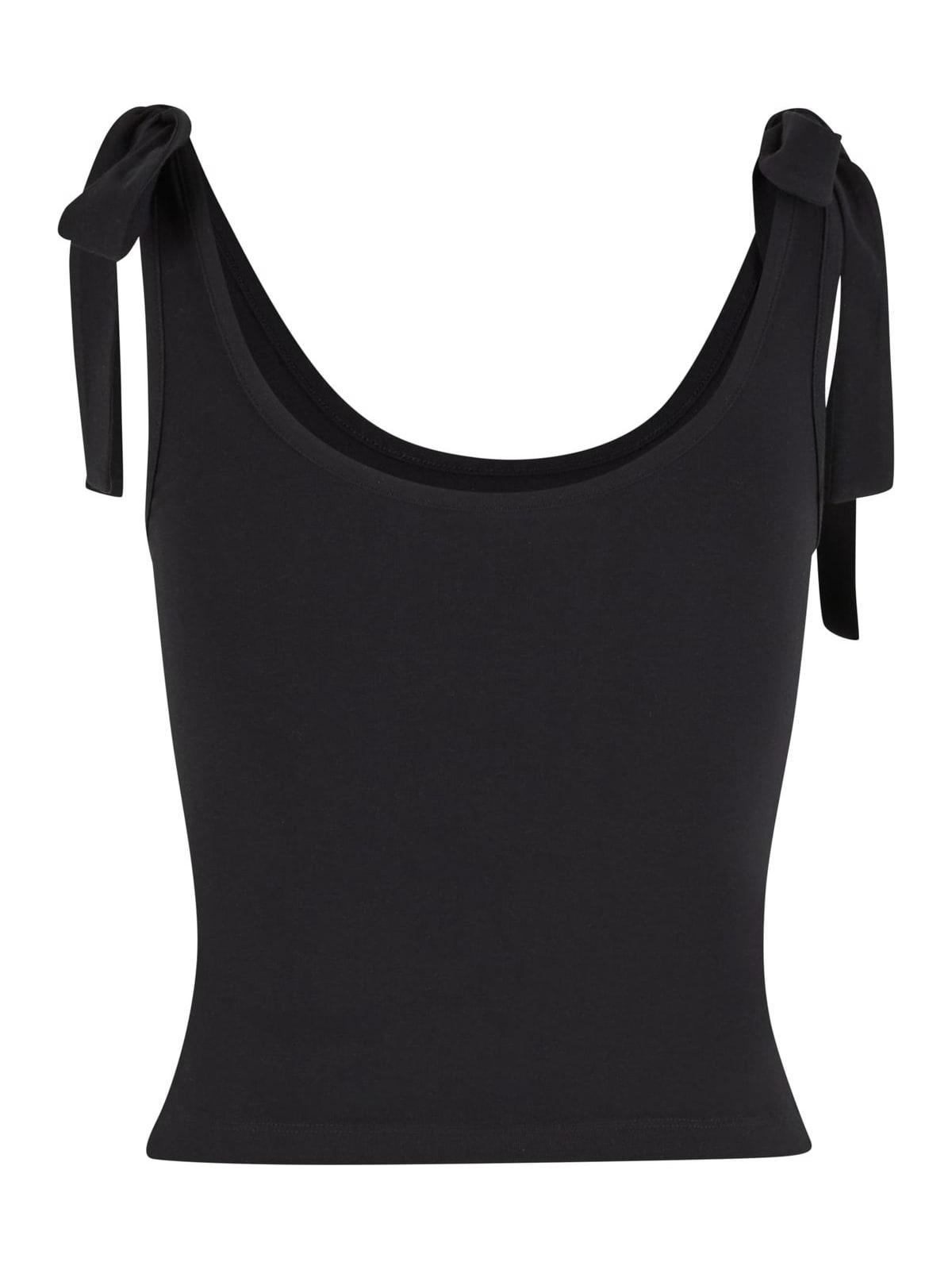 Γυναικείο μπλουζάκι Tied Basic Jersey Top 2-Pack με ρυθμιζόμενες τιράντες TB7520A-00825 Urban Classics black/black