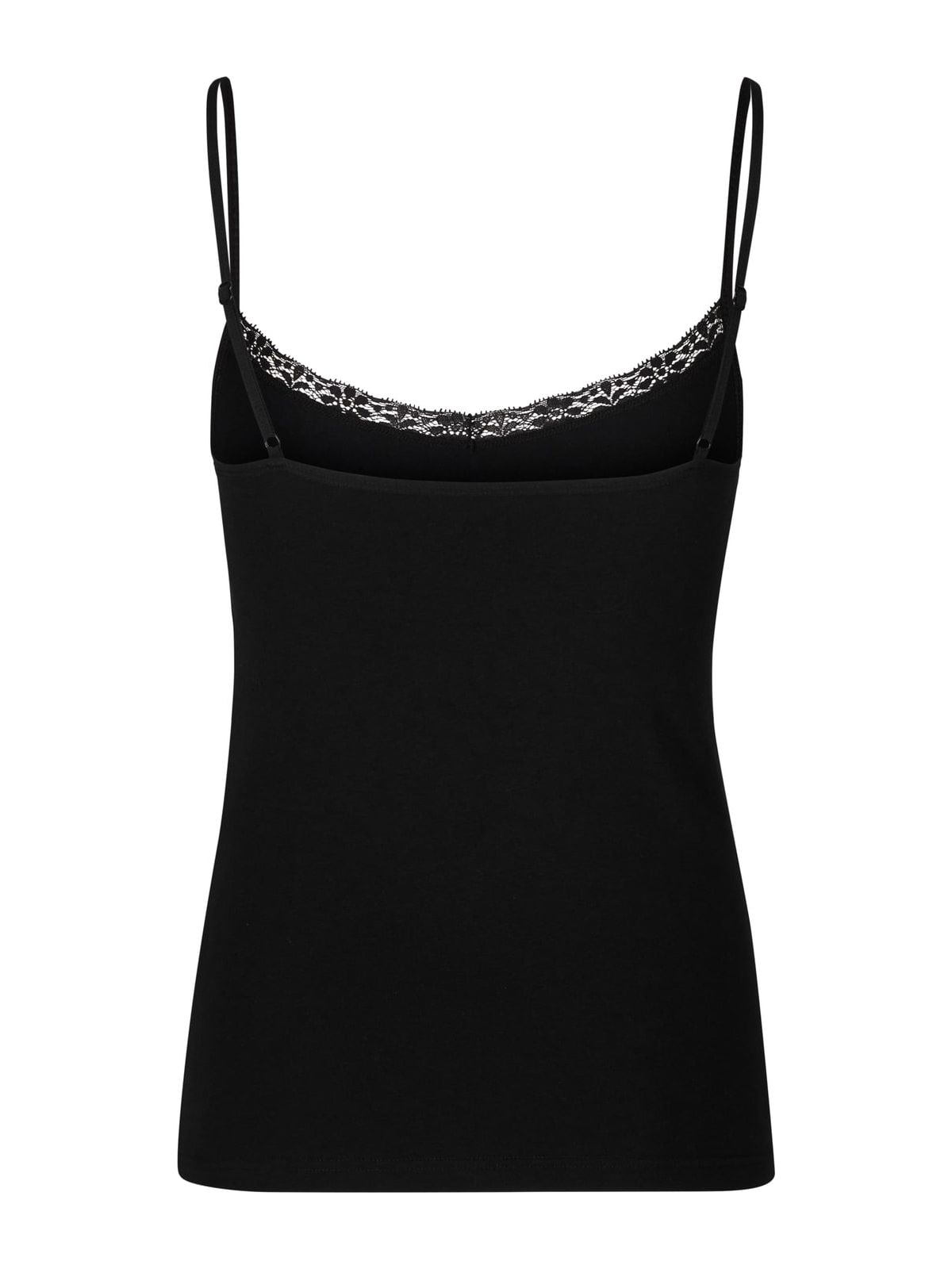 Γυναικείο tank top 2-Pack με λεπτομέρεια δαντέλας TB7674A-03169 Urban Classics black+black