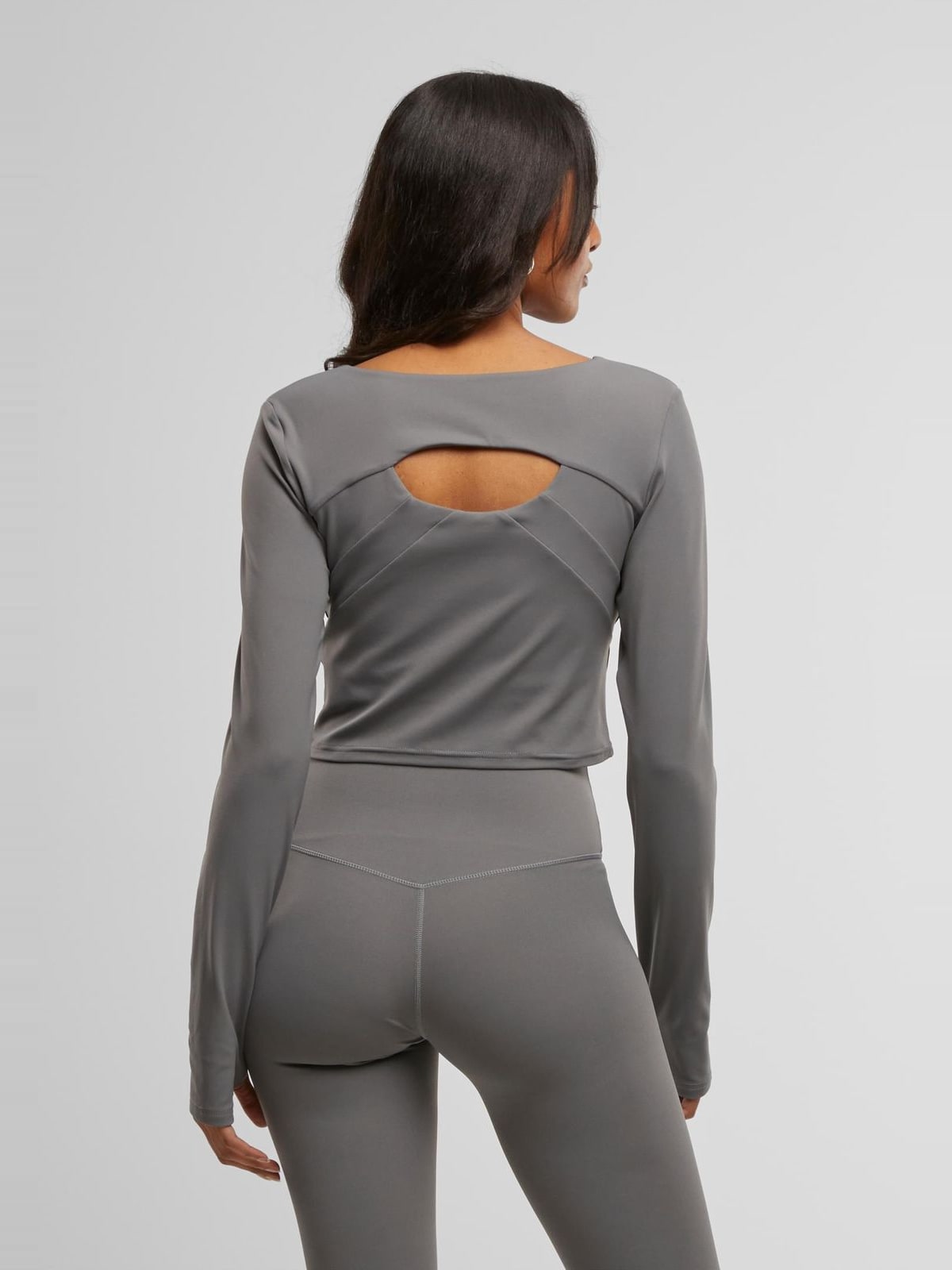 Γυναικεία μπλούζα Ladies Sports Longsleeve με μακριά μανίκια TB7807-20523 Urban Classics senior grey