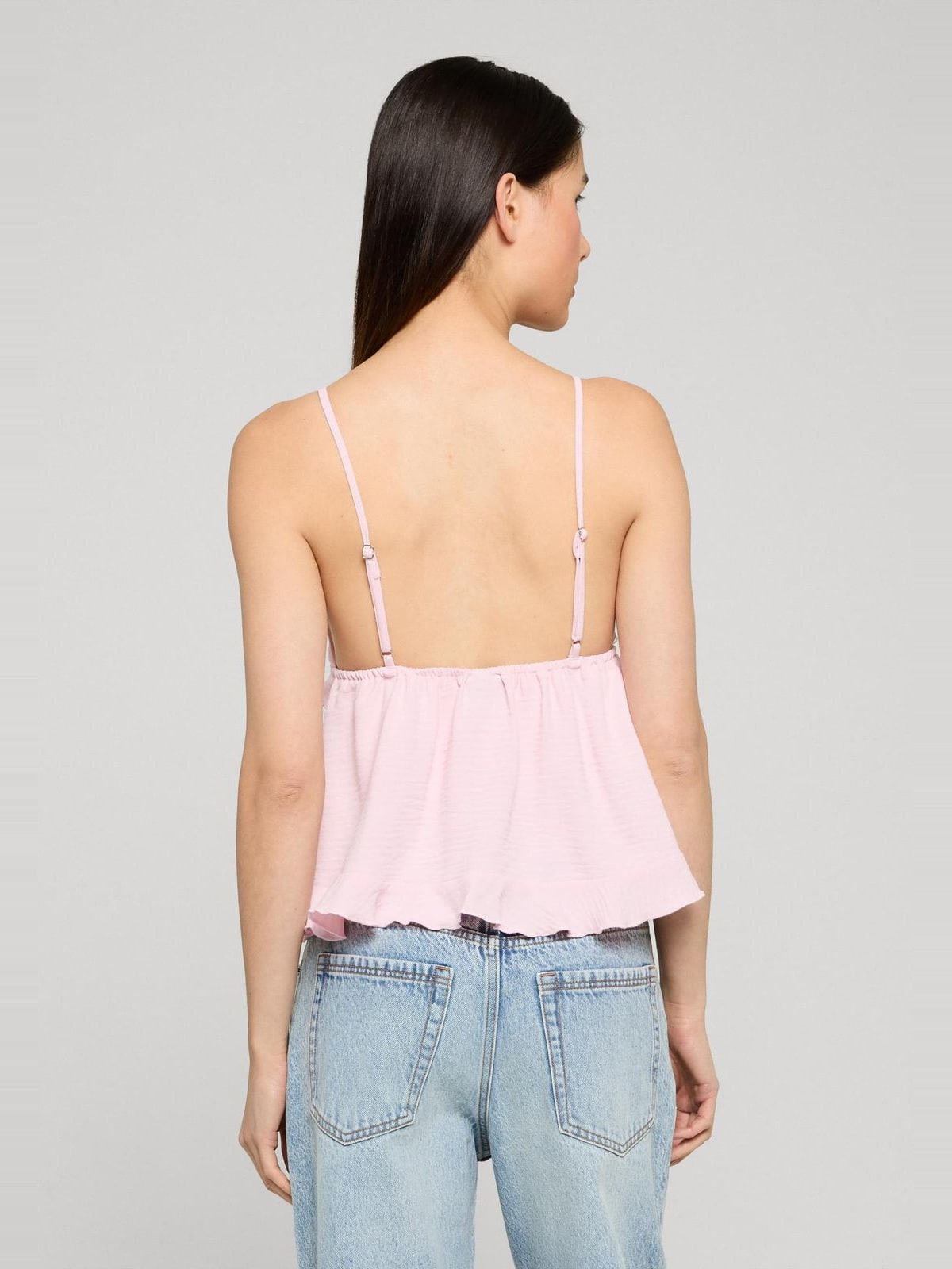 Γυναικεία μπλούζα Cami Top με ριχτό στρίφωμα TB8379-20453 Urban Classics blushedrose