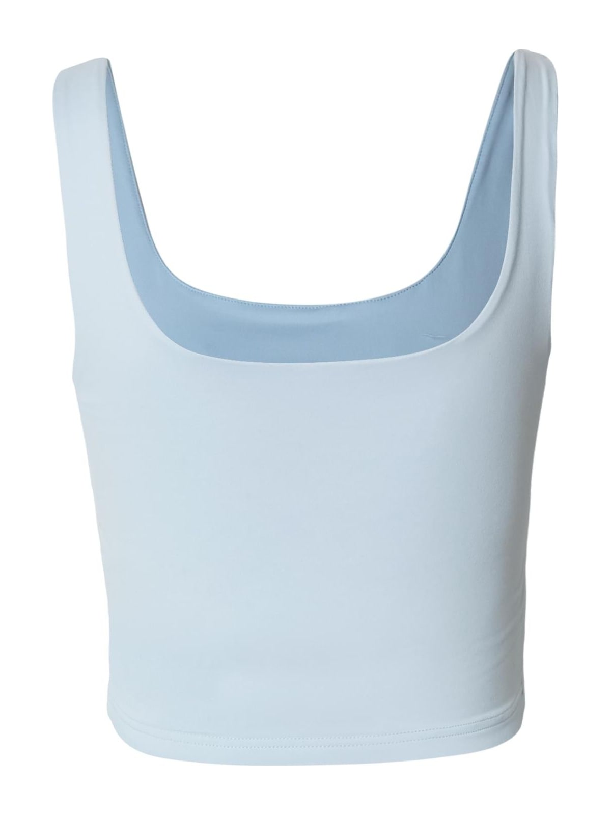 Cropped top με ασύμμετρο λαιμόκοψη TB8349-21550 Urban Classics freezeblue