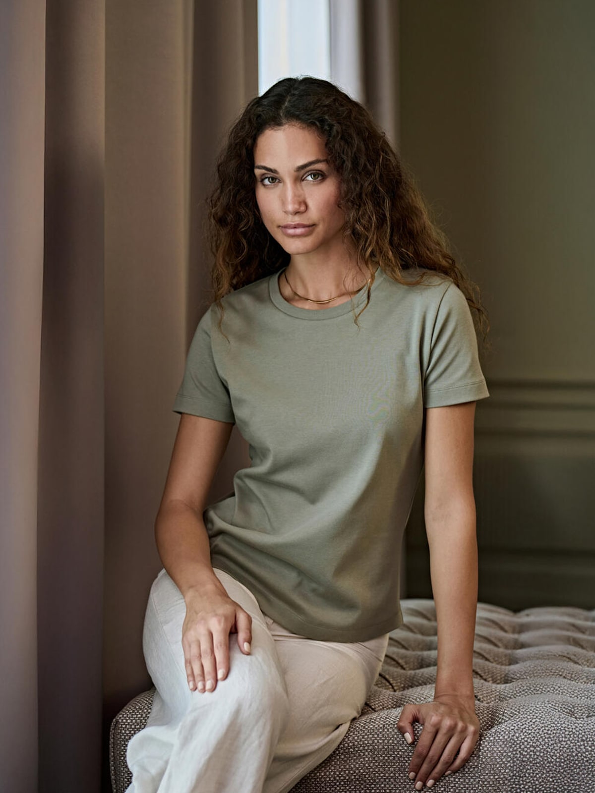 Γυναικεία μπλούζα Pima Cotton Tee άνετη εφαρμογή 1451 Tee Jays Navy