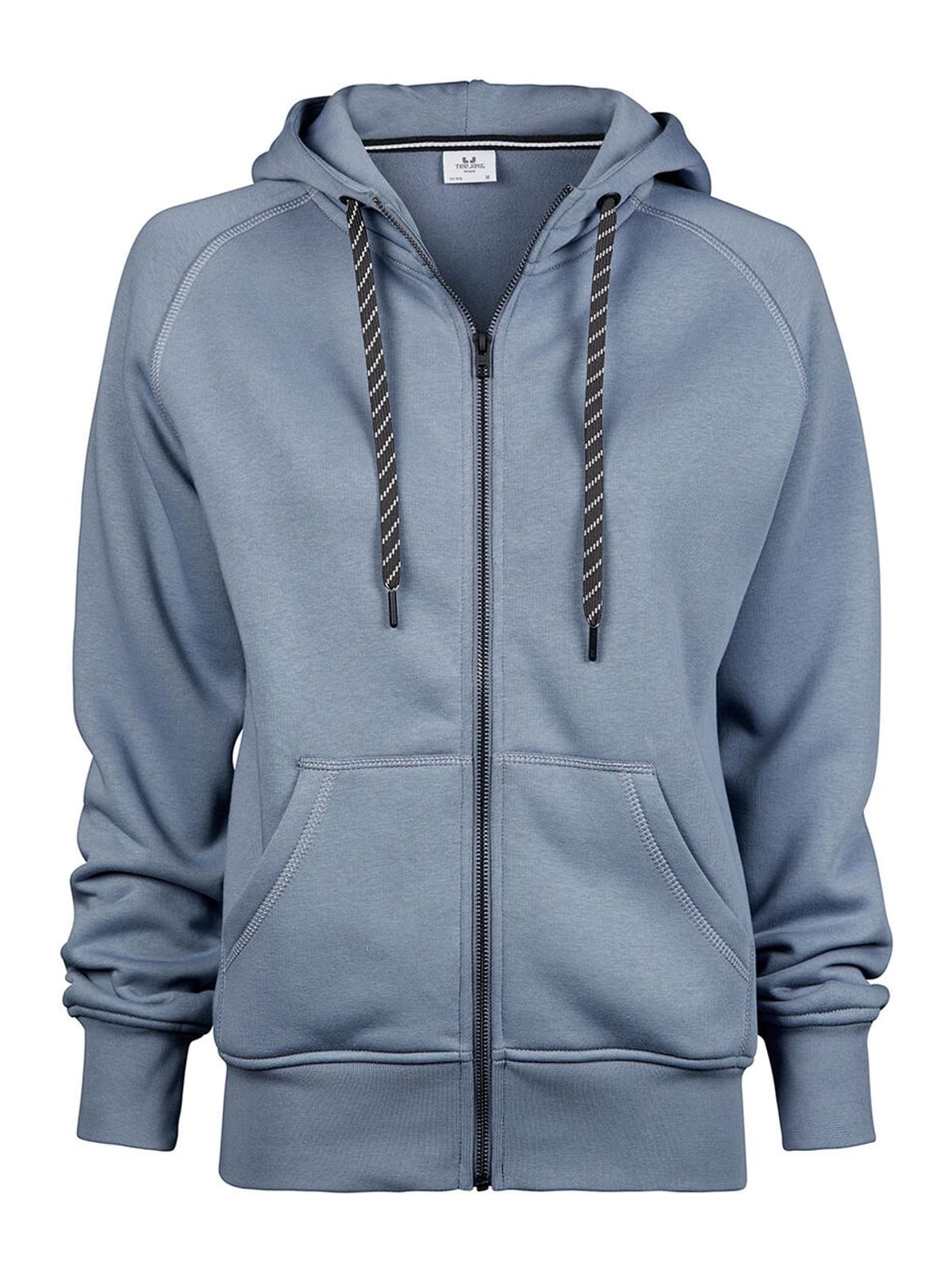 Ladies Fashion Full Zip Hood 5436 Tee Jays Dark Grey