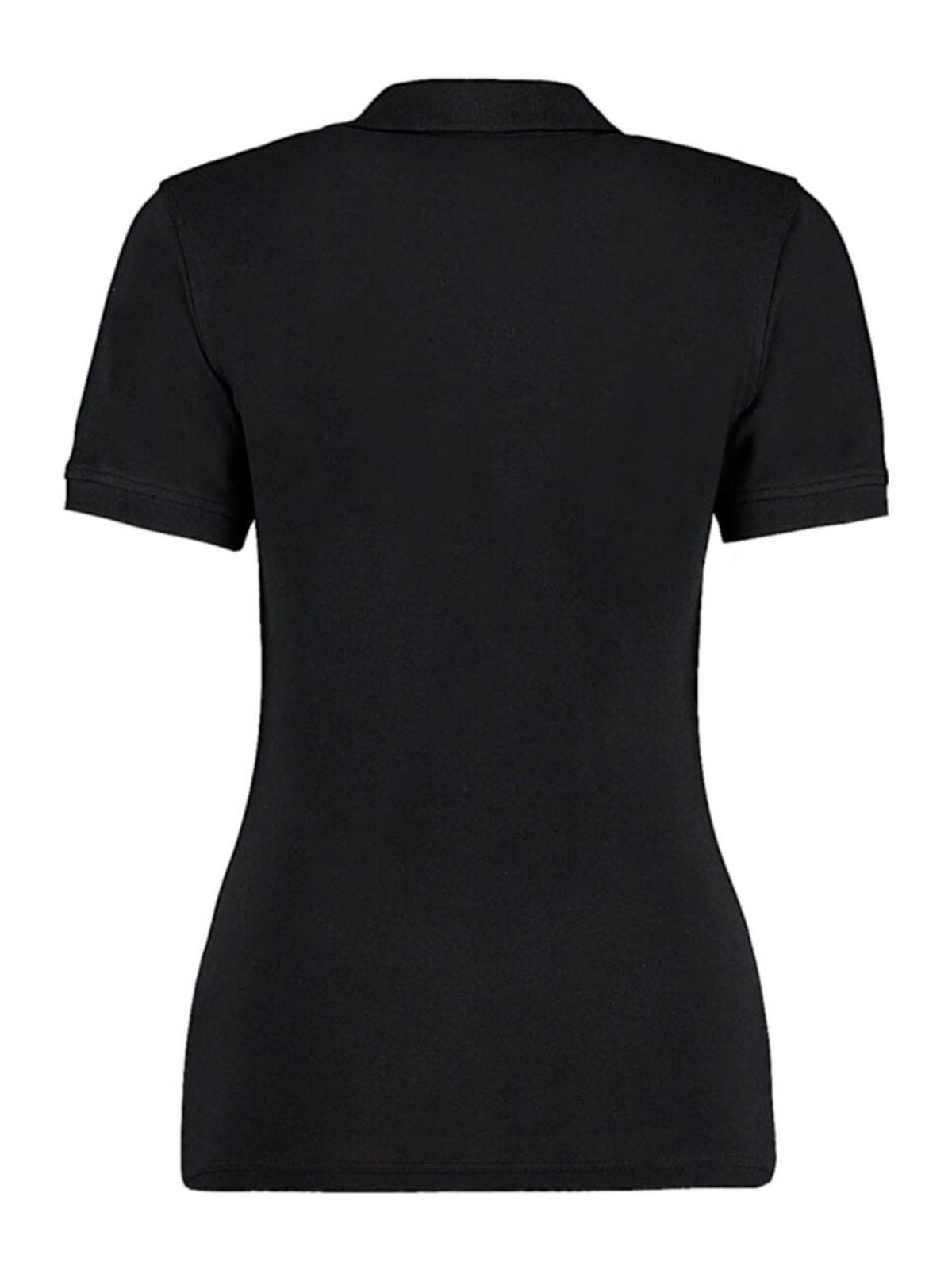 Women's Regular Fit Comfortec® V Neck Polo KK732 Kustom Kit Black