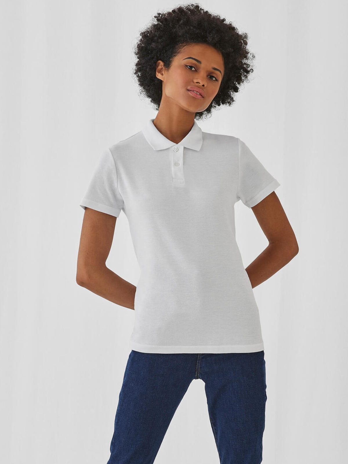 Γυναικεία μπλούζα Pique Polo Shirt με κοντά μανίκια PWI11 B & C Chili Gold