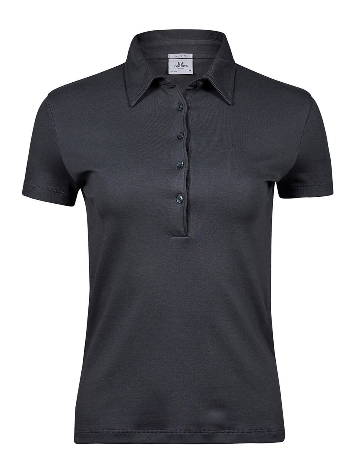 Ladies Pima Cotton Polo 1441 Tee Jays Cement