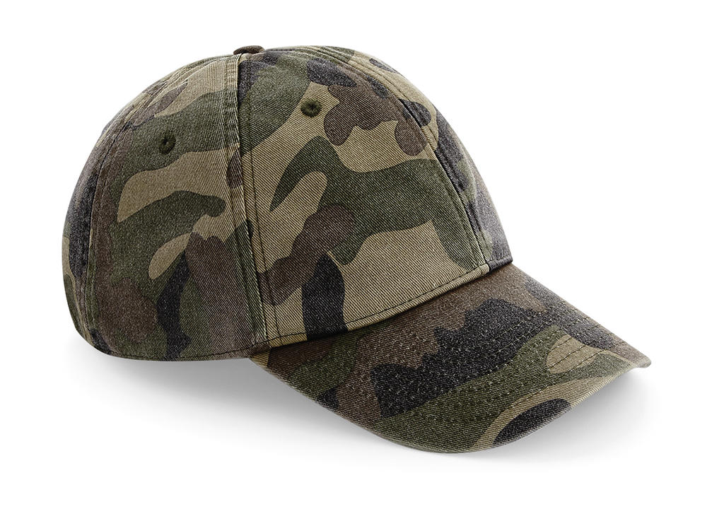 Καπέλο Jockey B655 Beechfield Low Profile Vintage Vintage Jungle Camo