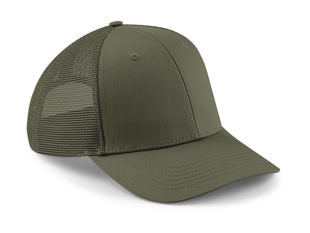 Εξάφυλλο Καπέλο Trucker B646 Beechfield Urbanwear Olive Green