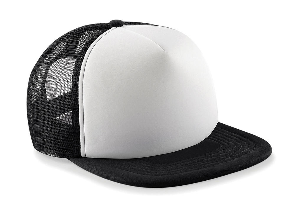 Παιδικό Καπέλο Snapback Trucker B645b Beechfield Black/White